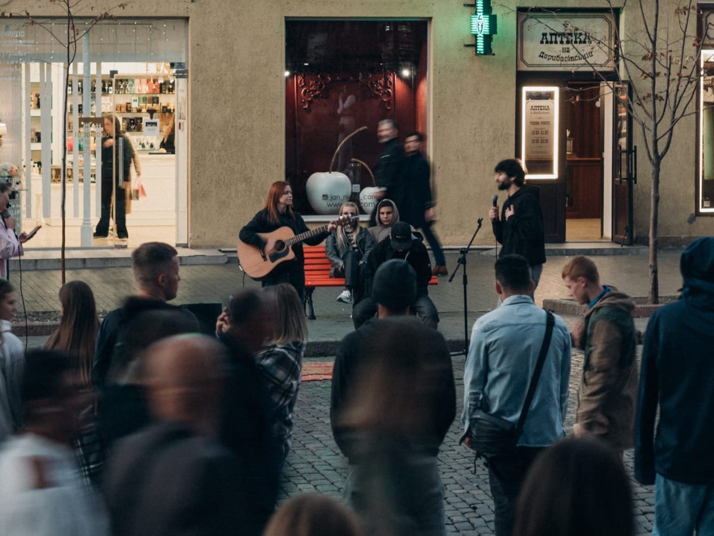 preaching on the streets of Odessa